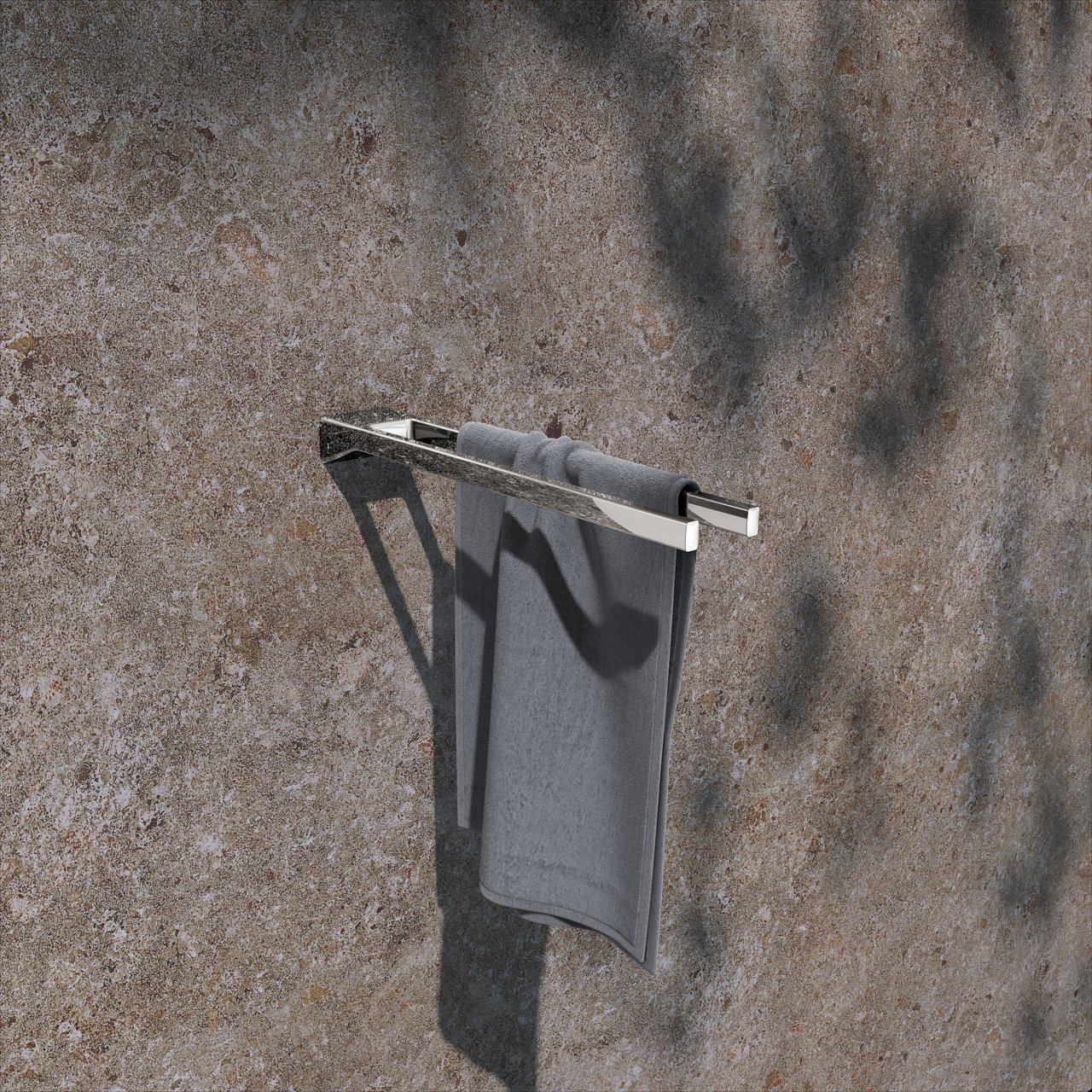 Aveno Handtuchhalter zweiarmig verchromt