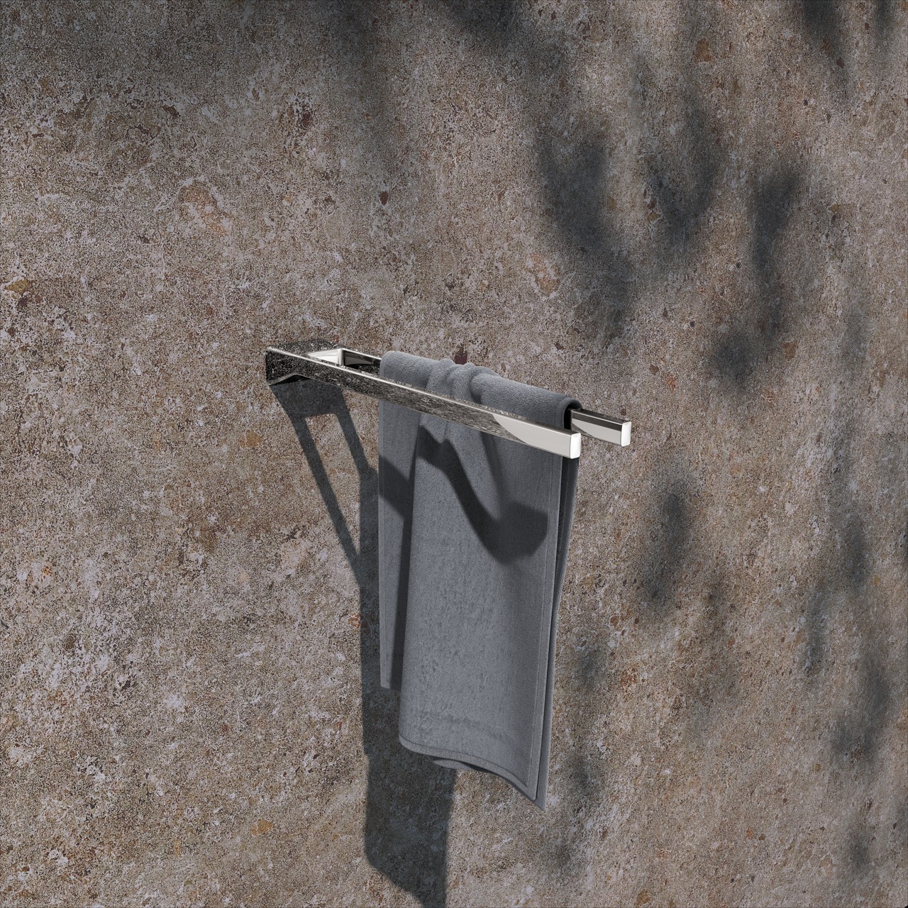 Aveno Handtuchhalter zweiarmig verchromt