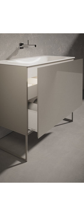 Badeinrichtung in farblicher Harmonie
