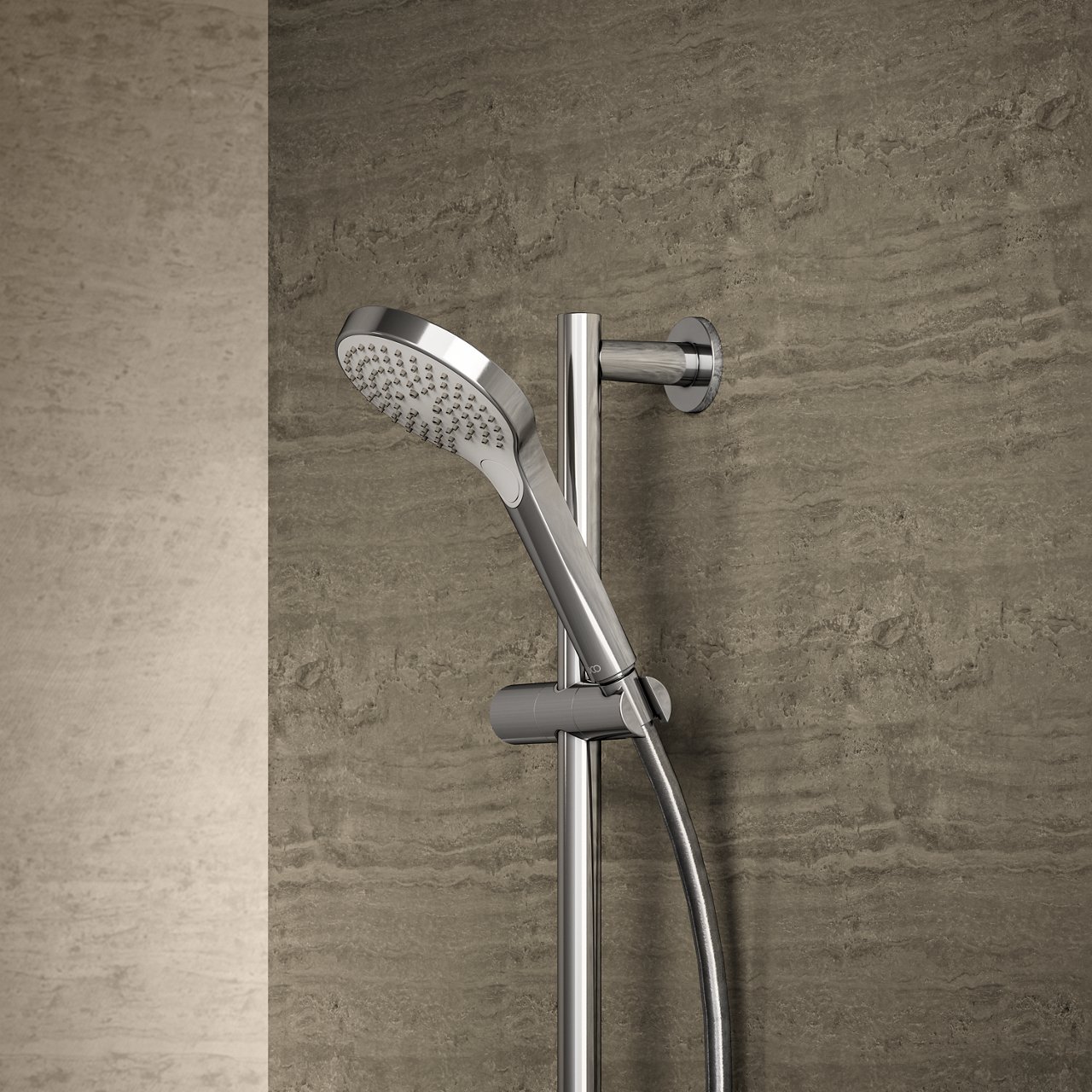 IXMO Brauseset mit Wandstange und Handbrause