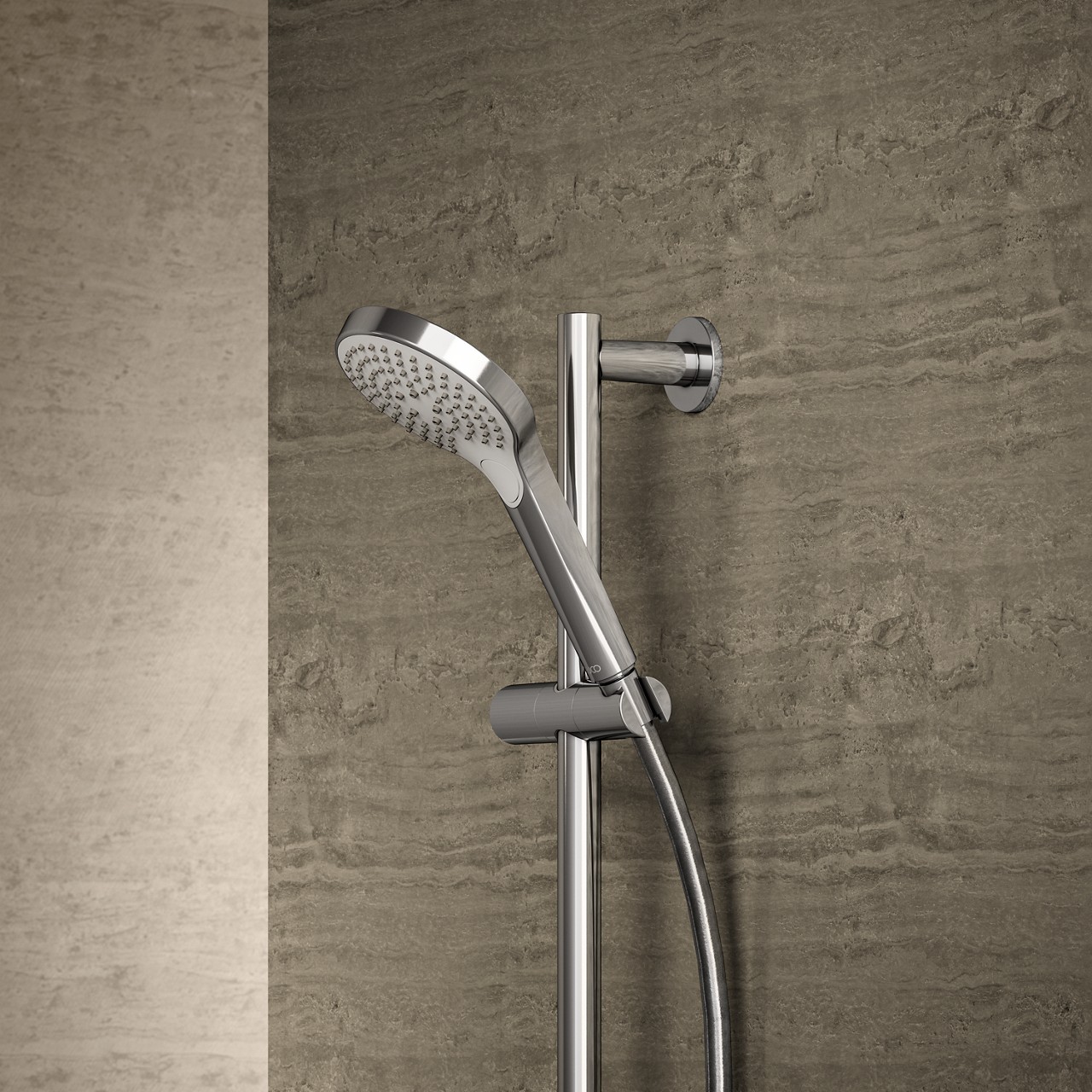 IXMO Brauseset mit Wandstange und Handbrause