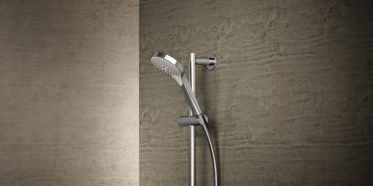 IXMO Brauseset mit Wandstange und Handbrause