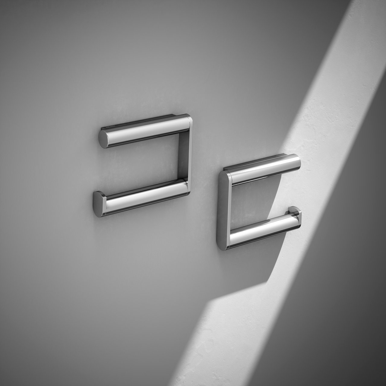 Single-lever basin mixer of the Edition LIGNATUR is polished