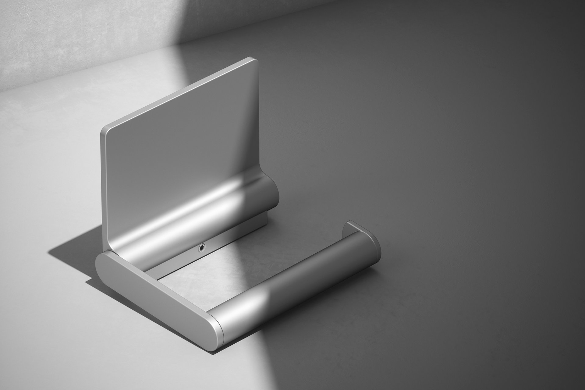 IXMO thermostatic mixer tap and diverter valve with round pencil hand shower in aluminium finish