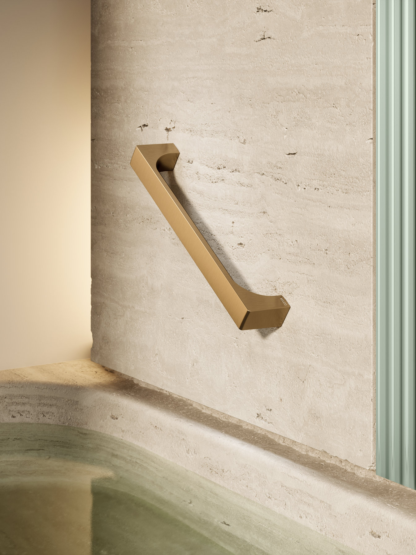 EDITION 11 grab bar in brushed brass
