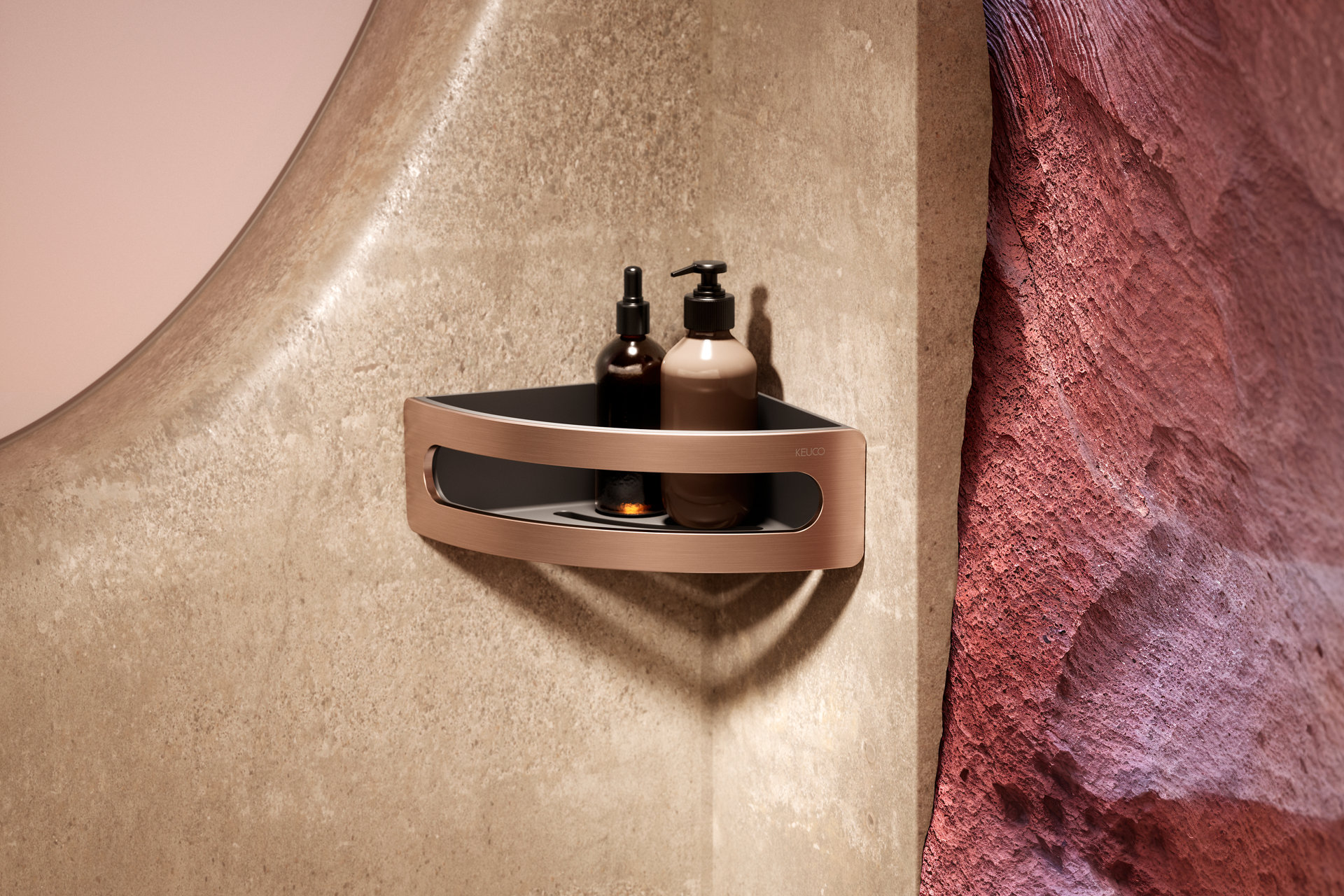 EDITION 400 single-lever basin mixer in various sizes in brushed rose gold