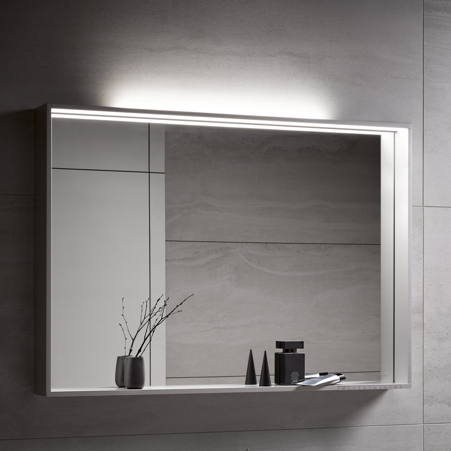 PNV PLAN Lichtspiegel mit Oberbeleuchtung und Plan Accessoires