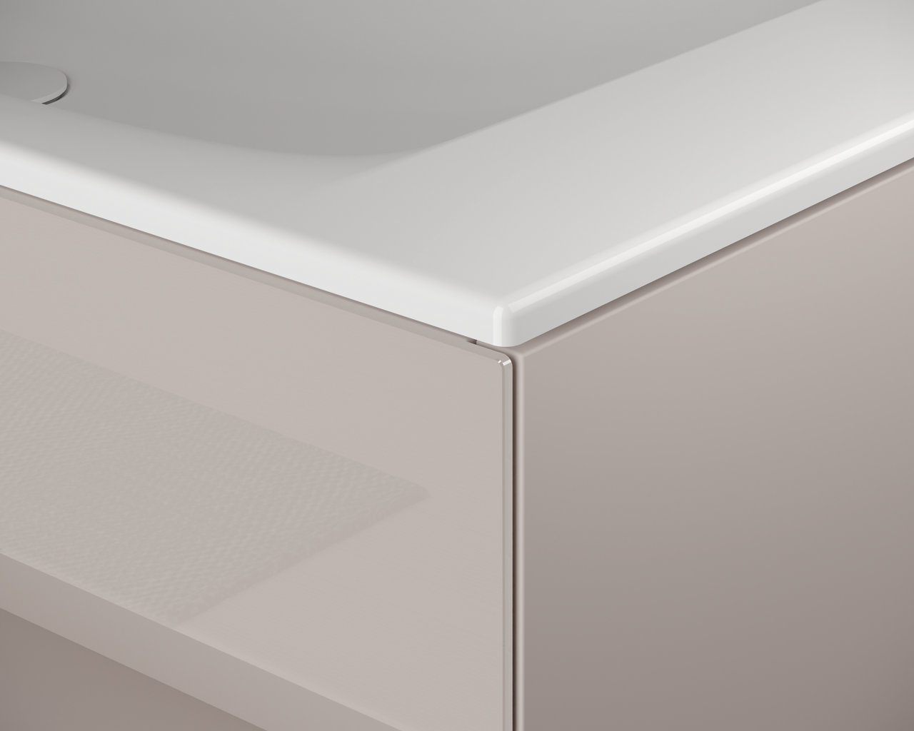Bathroom furniture with a homely character