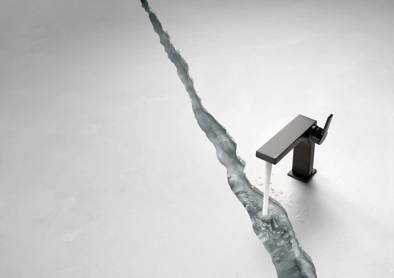 Edition 11 Einhebel-Waschtischmischer in schwarz matt