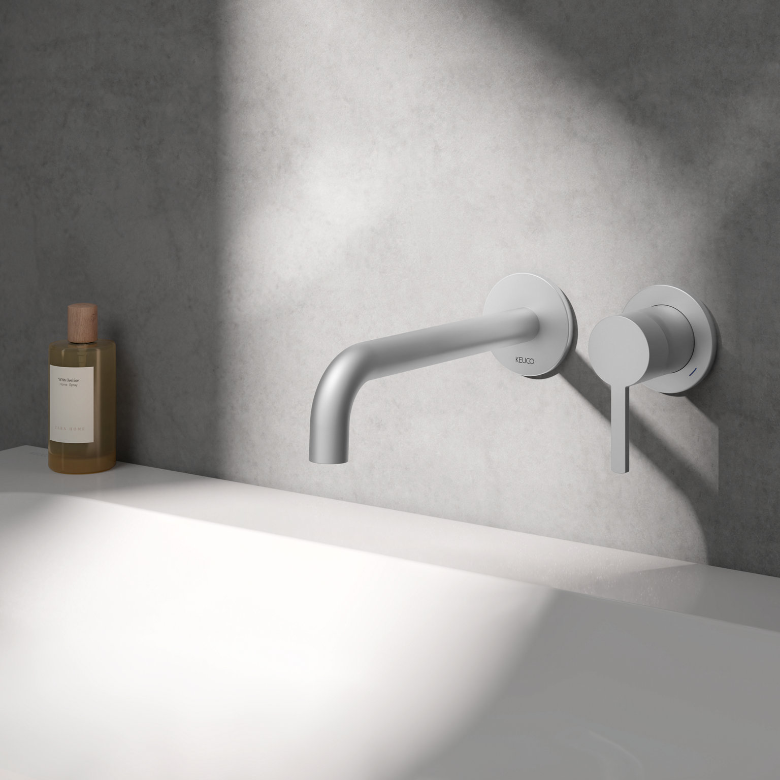 Collection Plan blue Einhebel-Waschtischmischer Aluminium-finish