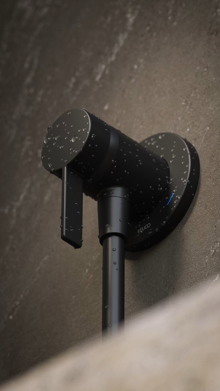 IXMO_solo Einhebelmischer für die Dusche in schwarz matt