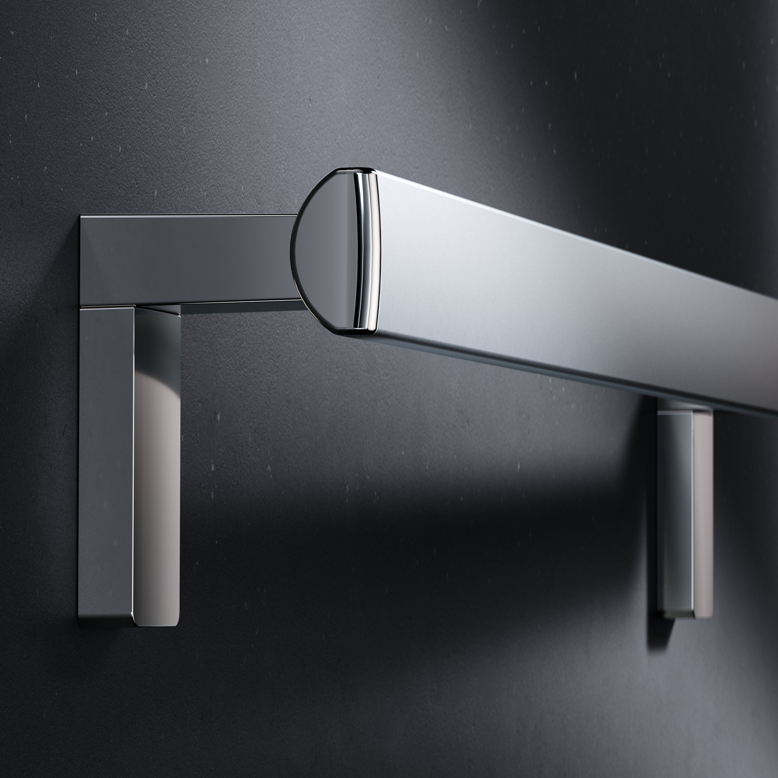 Axess Haltegriff in Aluminium silber eloxiert