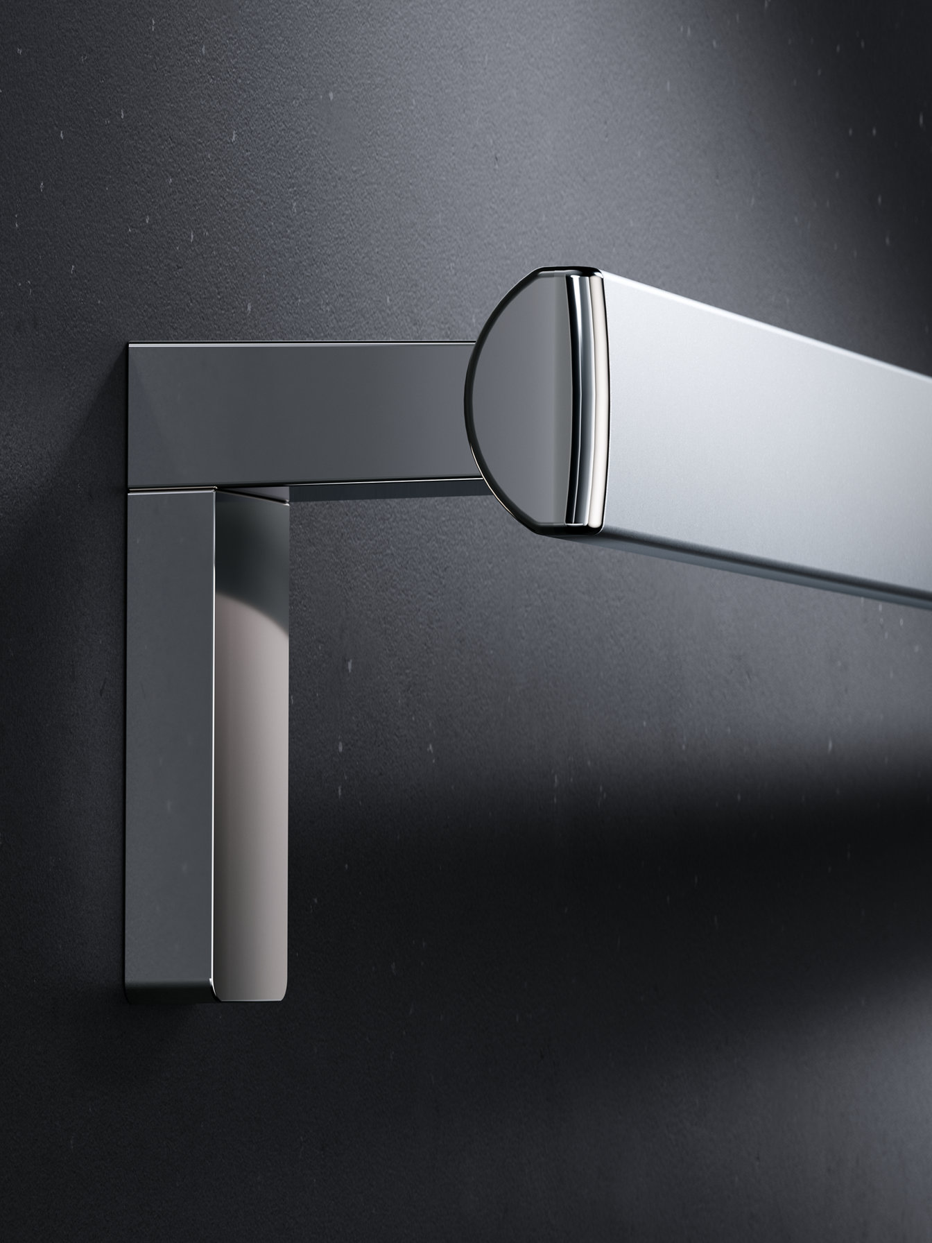Axess Haltegriff in Aluminium silber eloxiert
