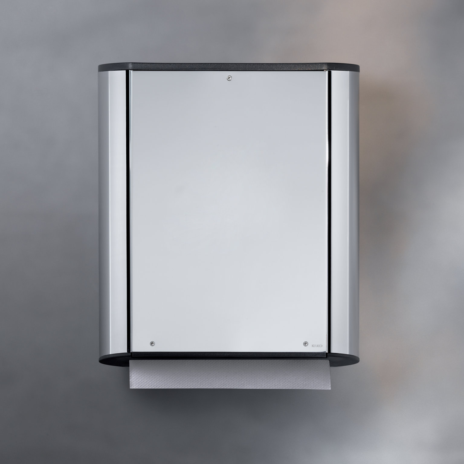 Papiertuchspender der Collection Plan in Aluminium silber-eloxiert