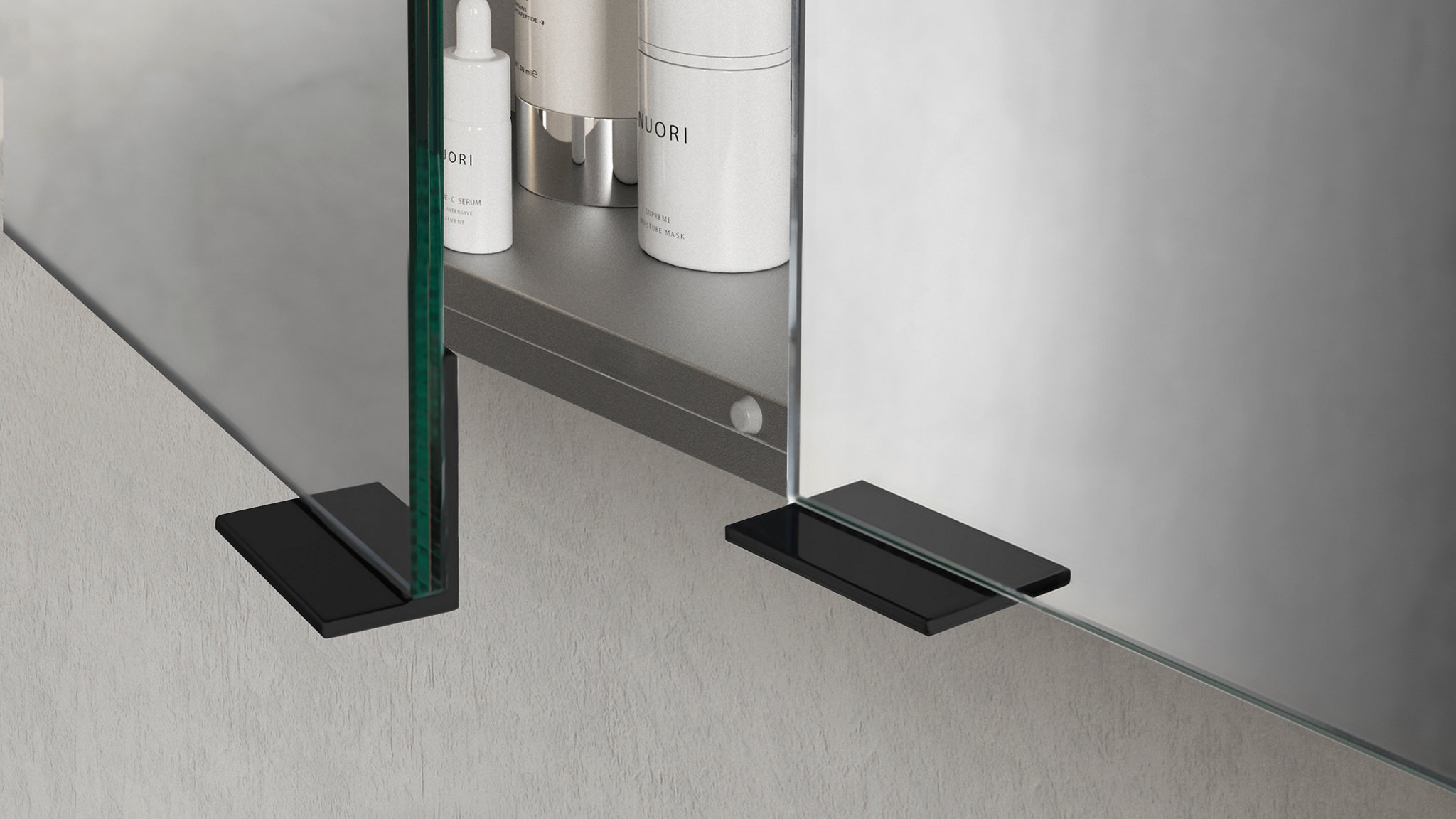 Somaris poignées noir mat