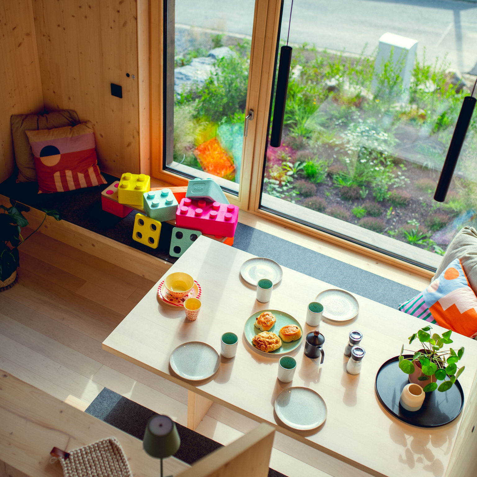 mlab design Ferienhaus im Nationalpark Eifel Essbereich