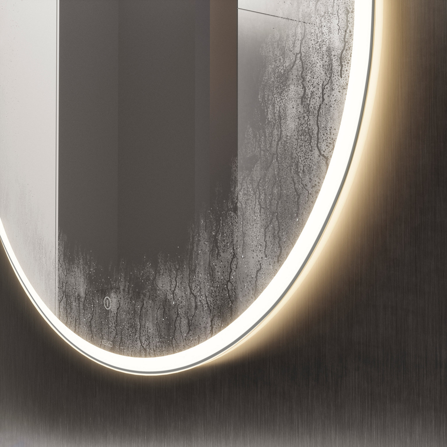 Spiegelheizung Runder Lichspiegel