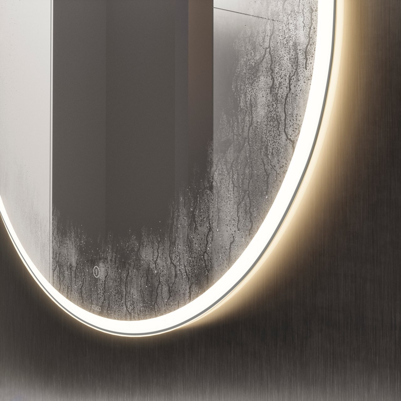 KEUCO round light mirror