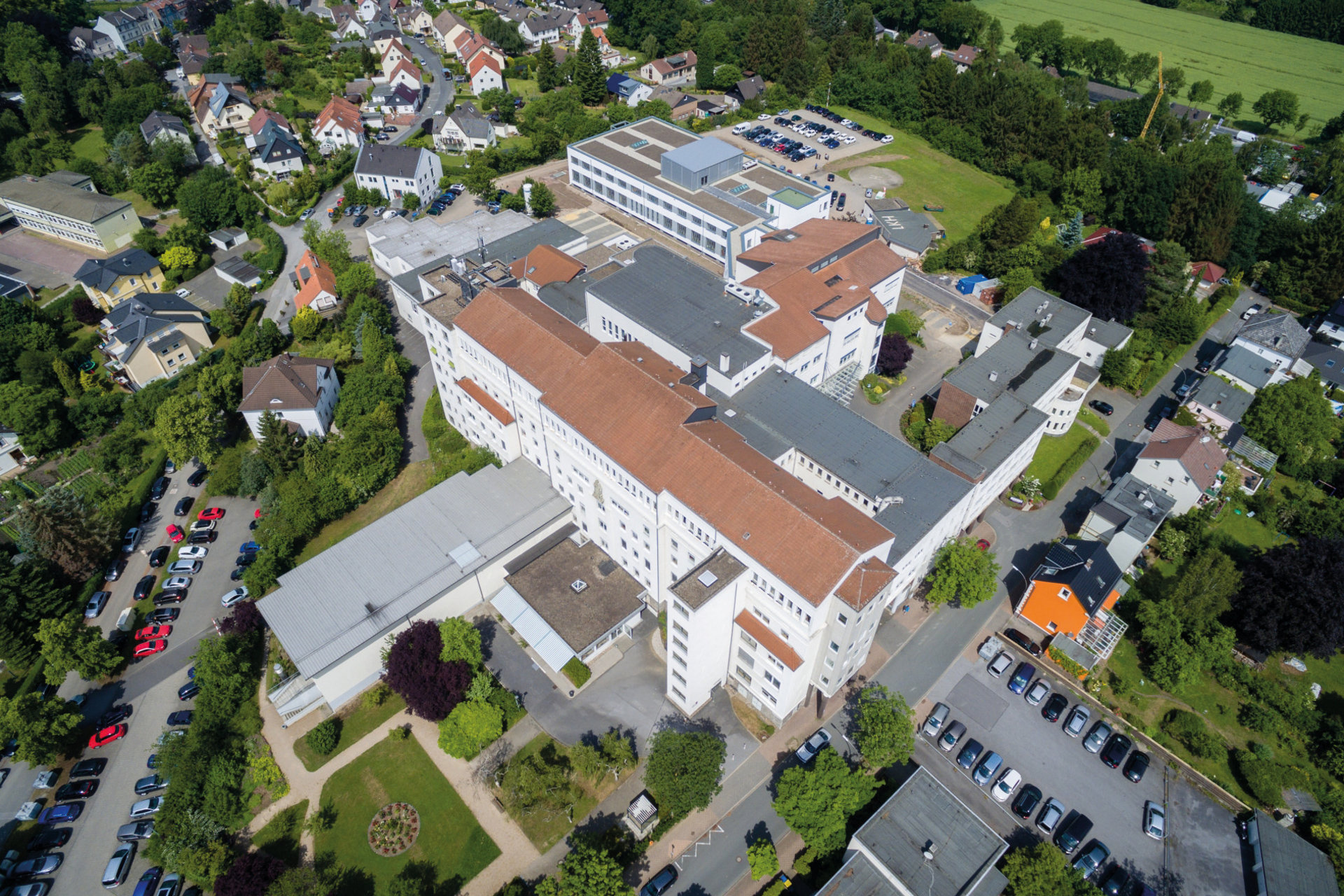 Hemer Lung Clinic aerial shot