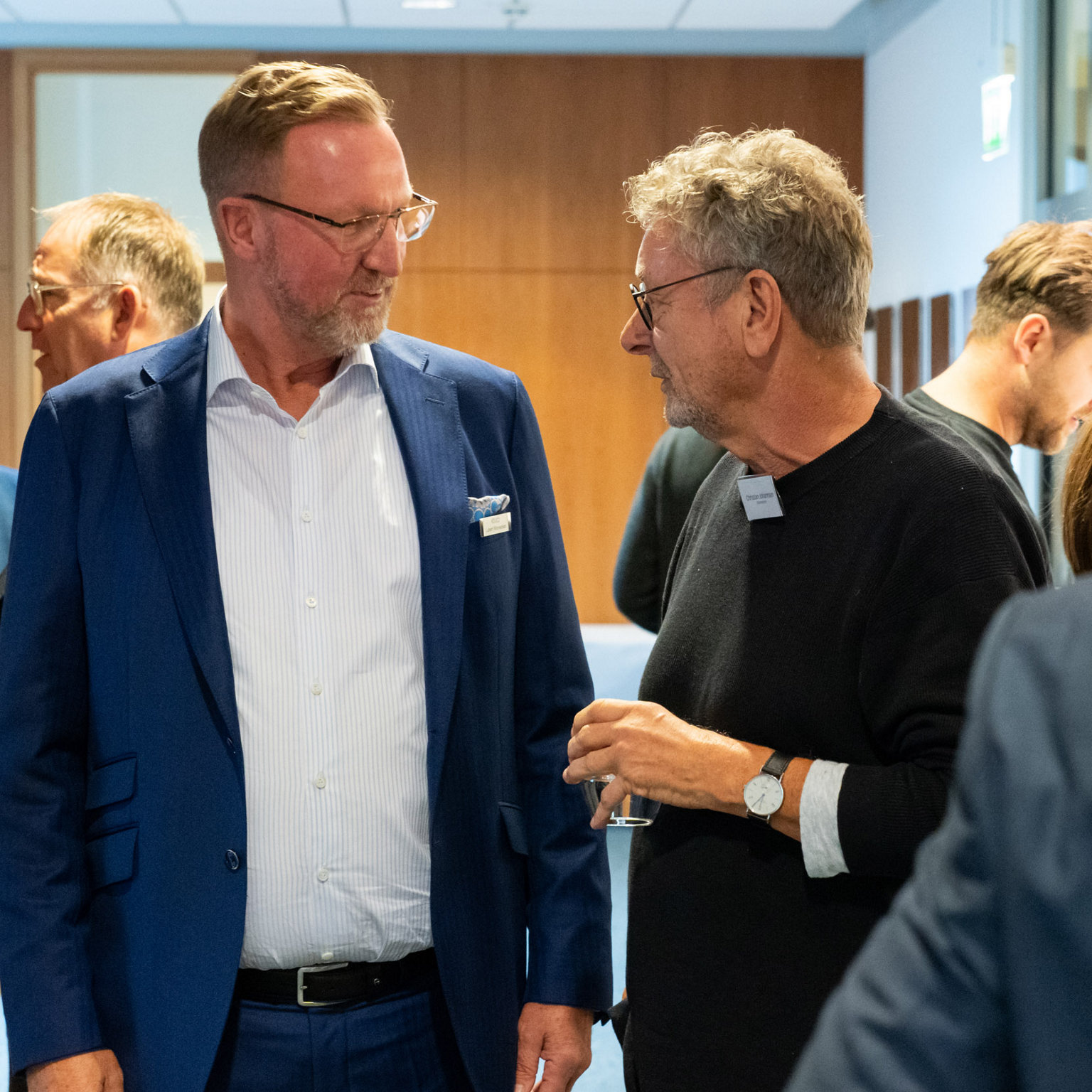 Teilnehmer der Veranstaltung Modulares Bauen im Gespräch